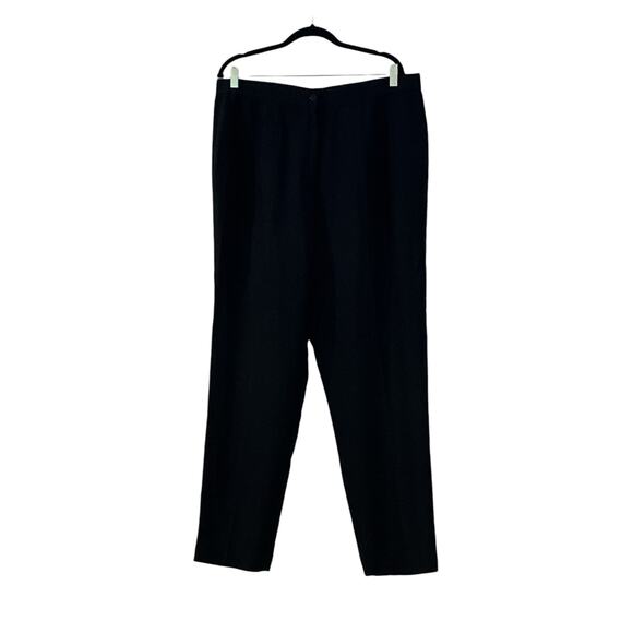 Elisabeth Rayon Lined Dress Pants Black Size 14 - Picture 1 of 6